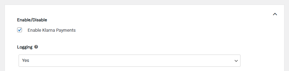 Enable Klarna Payments for WooCommerce